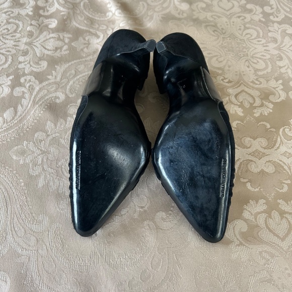 Alexander Wang Marcelia Suede d'Orsay Pump, Black, Size EU 38 / US 7.5 - Picture 5 of 9